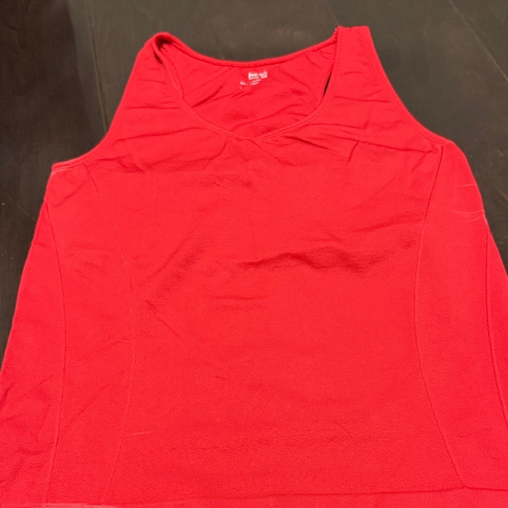 Red Sleeveless Women's Top